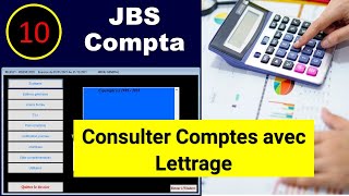 10  Formation Comptabilité Pratique Darija  Consulter Comptes avec Lettrage [upl. by Ycal184]