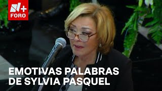 Sylvia Pasquel da emotivo mensaje en homenaje póstumo a Silvia Pinal  Las Noticias [upl. by Adelia]