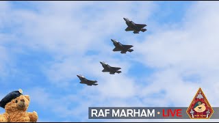 LIVE ROYAL AIR FORCE 5TH GEN RAF MARHAM F35 LIGHTNING ACTION 617 DAMBUSTERS amp 207 SQUADRON 160823 [upl. by Siroved]