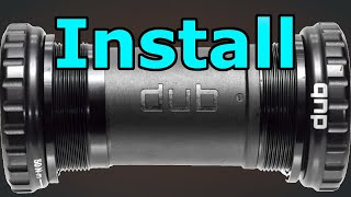 How to Install an SRAM DUB Threaded Bottom Bracket [upl. by Sidran545]