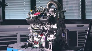 Audi turbo engine for the DTM Testing amp Audi RS5 DTM 2019 [upl. by Debra305]