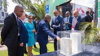 Official groundbreaking of Kigali Financial Square  100 Million Twin Tower [upl. by Marvel]