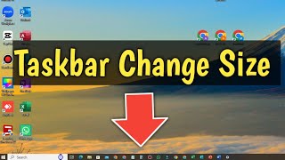 How to Change Taskbar Size in Windows [upl. by Shaine358]