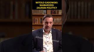 Witold Gadowski Najbardziej zaufani politycy [upl. by Keelby]