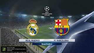 Pro Evolution Soccer 2016 PC GAMEPLAY FC Barcelona Vs Real Madrid 1080p 60fps [upl. by Arenat33]