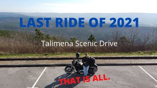 Last Harley ride of 2021 Talimena Scenic Drive [upl. by Ahselak633]