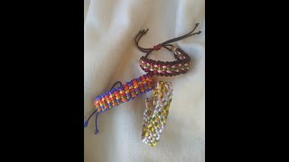 DIY Telar Kumihimo Cuadrado Paso a Paso Cómo Tejer Hacer Brazalete Pulsera Fácil Y Rápido Unisex [upl. by Yeclek27]