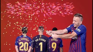 FC Barcelona wishes a happy new year [upl. by Redvers]