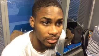 Seventh Woods happy for Gamecocks success to be Final Four with UNC [upl. by Korey]