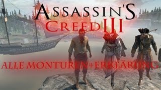 Assassins Creed 3 Alle MonturenErklärung HDDeutsch SPOILER [upl. by Letti]