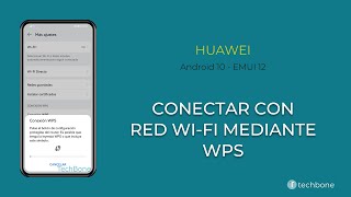 Conectar con Red WiFi mediante WPS  Huawei Android 10  EMUI 12 [upl. by Alinna]