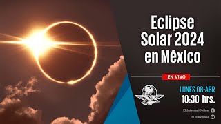 Eclipse solar 2024 en México Sigue su trayectoria EN VIVO [upl. by Htebsil]