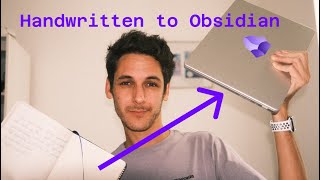 Handwritten notes to Obsidian with AI [upl. by Bertasi972]