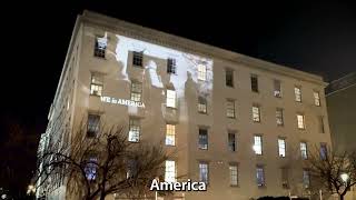 VoteVets Ad Featuring Ronald Reagans Pointe du Hoc Speech Projected Onto The RNC [upl. by Lyckman]