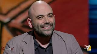 Roberto Saviano quotSalvini ha mentito su qualsiasi cosaquot [upl. by Esinwahs]