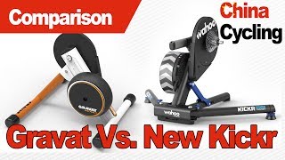 Magene Gravat Vs New Wahoo Kickr  Which is the quietest smart trainer [upl. by Narf]