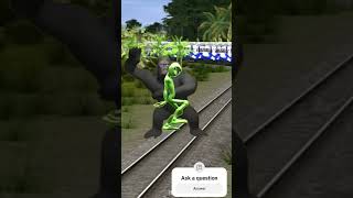 Funny train vfx shortvfx vfxshorts train entertainment vfxshorts funny vfxind comedy vfx [upl. by Kantos179]