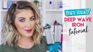 BEACHY WAVES 🌊 Bed Head Wave Artist  Deep Hair Waver Iron Beach Curls How To Tutorial Demo [upl. by Trojan600]