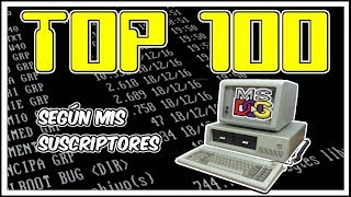 🥇Los 100 Mejores Juegos de MSDOS de la historia según mis suscriptores votaciones [upl. by Anazus849]