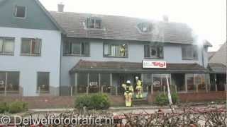 02032013 GRIP 1 Grote brand Restaurant Tirol Amersfoort [upl. by Shelia]