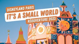 4K  POV ITS A SMALL WORLD RÉOUVERTURE 2023  DISNEYLAND PARIS [upl. by Lynn930]