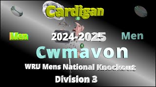 Cardigan RFC v Cwmavon RFC WRU Mens National Knockout Div3 [upl. by Resaec125]