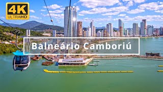 Balneário Camboriú  Brazil 🇧🇷  4K Drone Footage [upl. by Stroup]