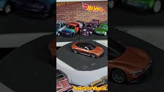 DeLorean Alpha5 in Metalflake Copper 2024 HotWheels Mainline unboxing [upl. by Drew]