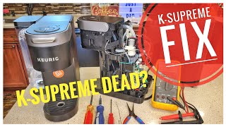 HOW TO FIX Keurig KSupreme Coffee Maker DEAD NO POWER  How To Reset Thermostat Inside [upl. by Anevad]