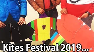 Amritsar Kite Festival  Flying Patangs Video  How To fly Kites [upl. by Nrubyar]