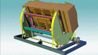 掌易  翻板機 設計 Penal Turnover Machine 3D Design Plywood Machine [upl. by Niledam]