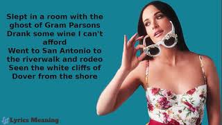 Kacey Musgraves  Dime Store Cowgirl  Lyrics Meaning [upl. by Nicolau]