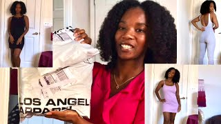 Los Angeles Apparel Unboxing amp TryOn Haul  DEPOP Edition 🎉 [upl. by Nylrak]