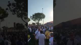 Fans queue after KICKOFF at England vs Iran due to ticket issue [upl. by Rebliw]