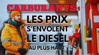 Carburants  Les Prix Senvolent Le Diesel au Plus Haut [upl. by Hsirap59]