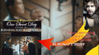 VOcal coach reacts  One Sweet Day  Cover by Khel Bugoy and Daryl Ong feat Katrina Velarde [upl. by Junji]