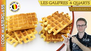 ✅ LES VÉRITABLES GAUFRES QUATRE QUARTS 44 🇧🇪 La meilleure recette de ces gaufres belges [upl. by Eisnil]