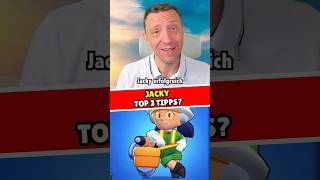 Brawler JACKY Top 3 Tipps amp Tricks musst du kennen brawlstars brawlstarsguide chiefavalon [upl. by Ariayek]