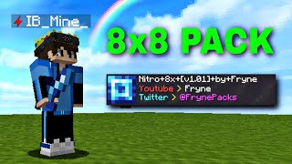 Best FPS boost texture pack 8x8 CLEAN  best pvp texture pack for 189 [upl. by Yentihw]