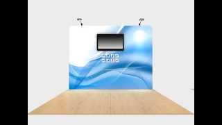 Waveline Flat Tension Fabric Panel Displays [upl. by Polish]