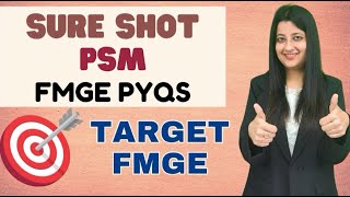 SURE SHOT PSM PYQS amp PYTS for FMGE neetpg fmge [upl. by Jaime]