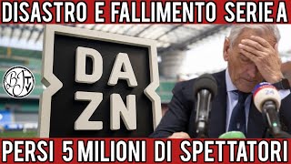 DAZN e SerieA disastro e fallimento  Persi 5 Mil di spettatori [upl. by Aineg]