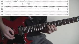 Say It Aint So by Weezer  Full Guitar Lesson amp Tabs w SOLO [upl. by Aihsekat832]