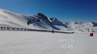 One day in La Plagne  France [upl. by Taggart779]