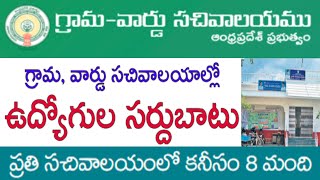 AP Grama Ward Sachivalaym Staff Rationalisation గ్రామ amp వార్డ్ సచివాలయాలలో మరి సర్దుబాటు ప్రక్రియ [upl. by Newkirk]