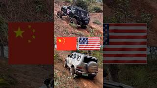 The showdown between Chinese vs American cars tank700 jeep offroad [upl. by Corey]