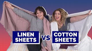 Linen Sheets Vs Cotton Sheets  Which Is Right For You [upl. by Darrill]