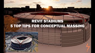 Revit Massing Tips  Estadio Da Luz [upl. by Benedicto860]