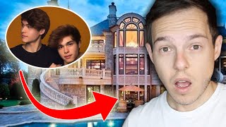 Millionaire Reacts The Stokes Twins NEW MANSION TOUR [upl. by Llamaj]