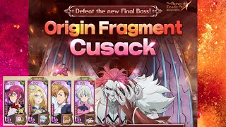 FINAL BOSS CUSACK HELL FOR POINT AND FARM EZ PZ  7DS GRAND CROSS [upl. by Oettam548]